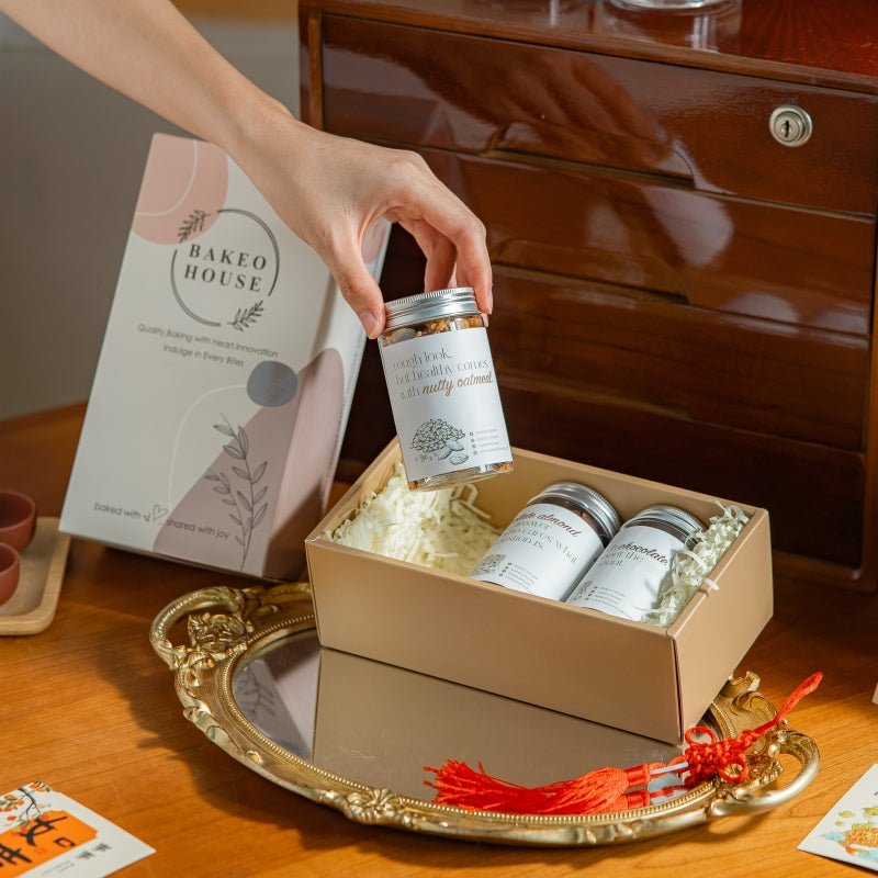 3 in 1 Nutty Cookies Set - Bakeo House