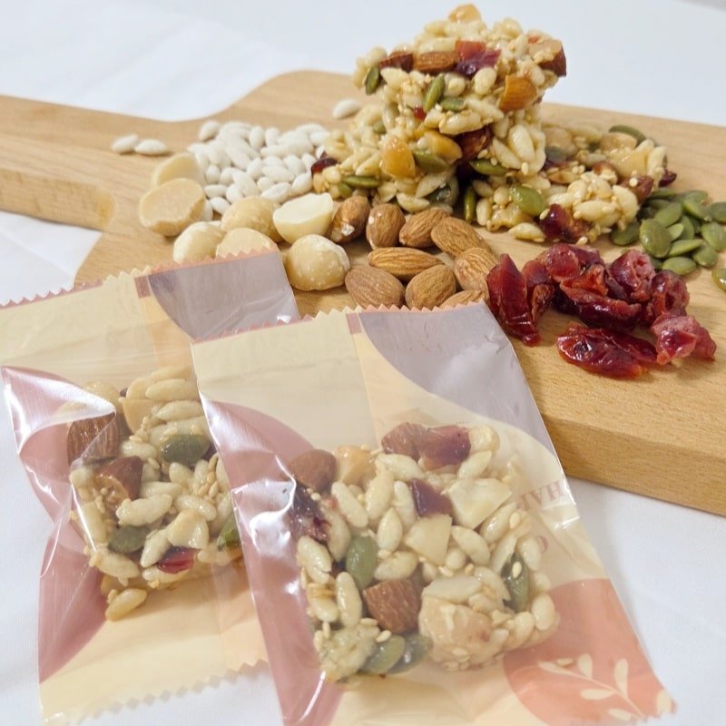 Nutty Crunchy Rice Bubble Box - 15 packs - Bakeo House